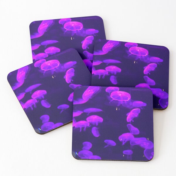 Item preview, Purple jellyfish in an aquarium designed and sold by ray-designs-.