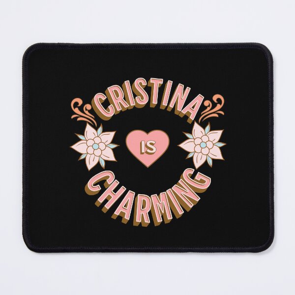 Item preview, Cristina is Charming - First Names - Birthday Gifts - Alliteration Fans designed and sold by epicthoughts.