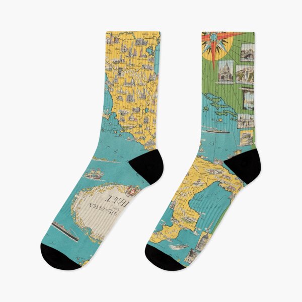 Item preview, Vintage Map of Italy designed and sold by kapotka.