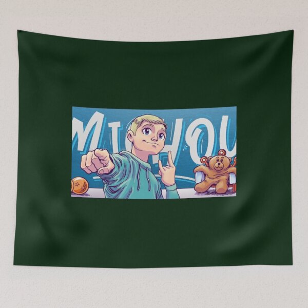 Item preview, Michou Logo Youtube  classique designed and sold by AntiSguy.