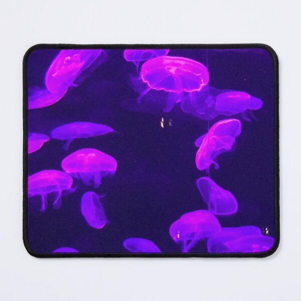 Item preview, Purple jellyfish in an aquarium designed and sold by ray-designs-.