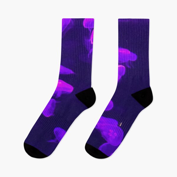 Item preview, Purple jellyfish in an aquarium designed and sold by ray-designs-.