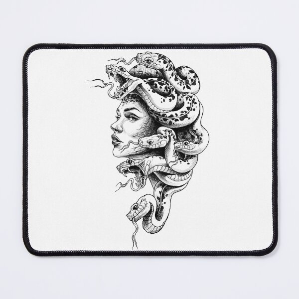 Item preview, sketch, medusa gorgon, snake girl designed and sold by voron1.