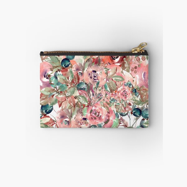 Item preview, Pink Modern  Aesthetic Jungle tropical art pattern. Red and pink pastel painting. Colorful flowers designed and sold by AimiAesthetic.
