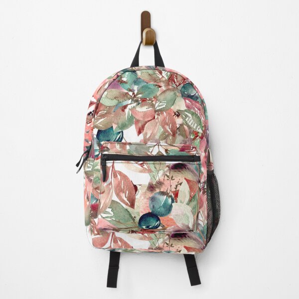Item preview, Pink Modern  Aesthetic Jungle tropical art pattern. Red and pink pastel painting. Colorful flowers designed and sold by AimiAesthetic.