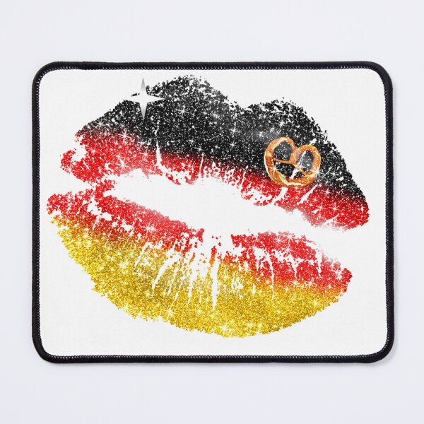 Item preview, Germany Flag Makeup Lipstick Kiss Mark Bretzel designed and sold by Jolly-Yosei.