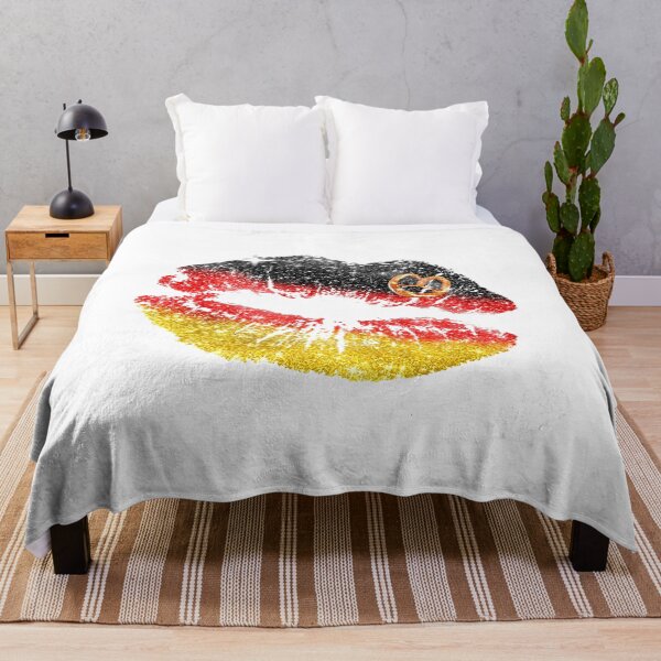 Aperçu de l'œuvre Kiss Mark Rouge à lèvres Allemagne Drapeau Germany créée et vendue par Jolly-Yosei.