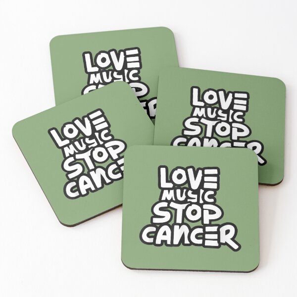 Item preview, Love Music Stop Cancer Awesome designed and sold by sweetfavor.