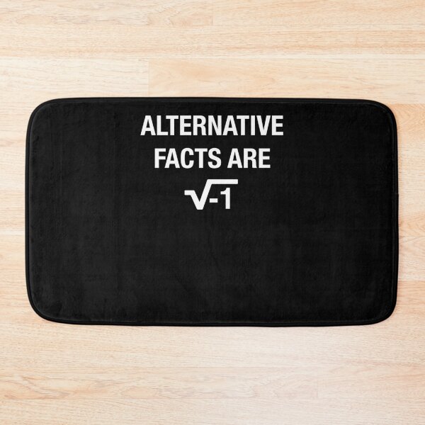 Item preview, Alternative Facts Are square root of negative 1 - white Essential T-Shirt designed and sold by johnsullinge.