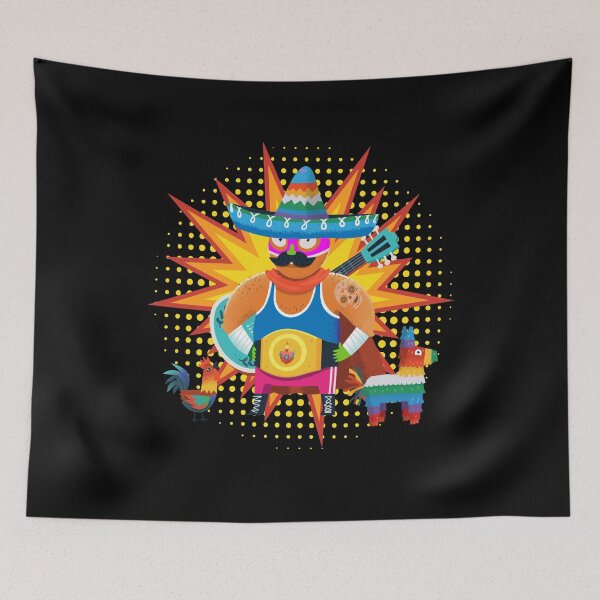 Item preview, Lucha Libre Fighters México Wrestling designed and sold by MooonTees.