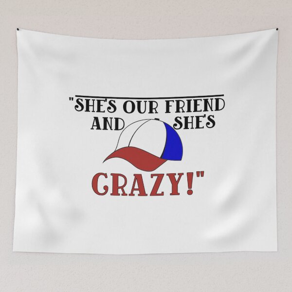 Item preview, Elle est notre amie et elle est folle! " designed and sold by AlbinHartwig.