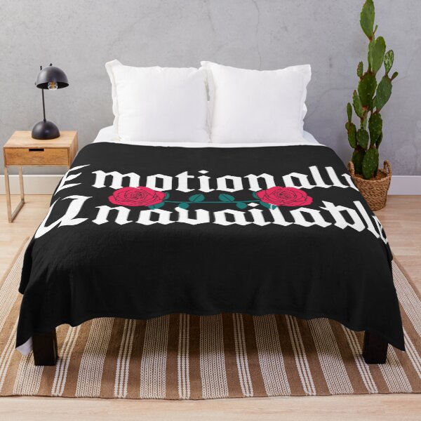 Item preview, Emotionally Unavailable Sarcastic Quote designed and sold by quarantine81.