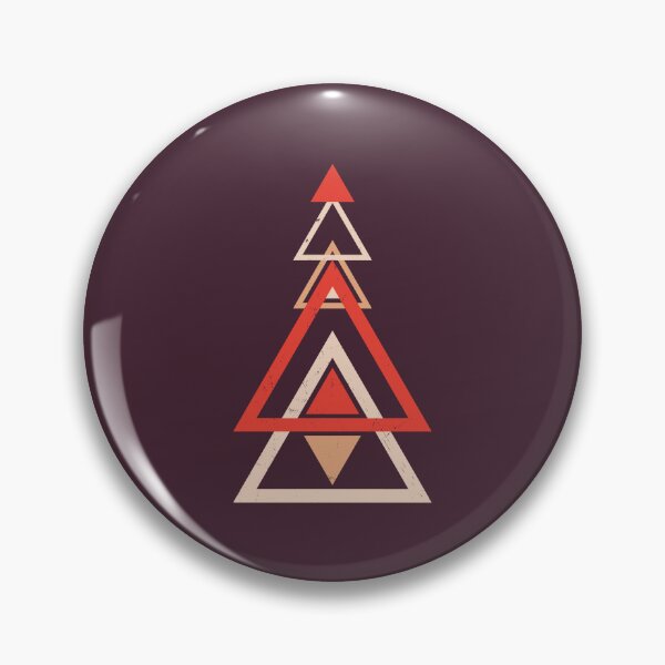 Item preview, Nested Red Gold Triangles Abstract on Deep Purple designed and sold by TM Selvam.