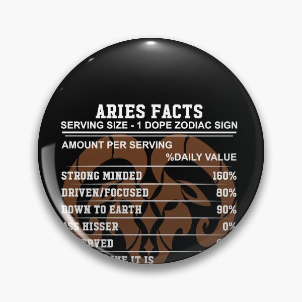 Item preview, Aries Facts Zodiac Sign Horoscope designed and sold by hoangtrongkhiem.