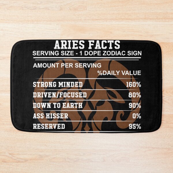 Item preview, Aries Facts Zodiac Sign Horoscope designed and sold by hoangtrongkhiem.