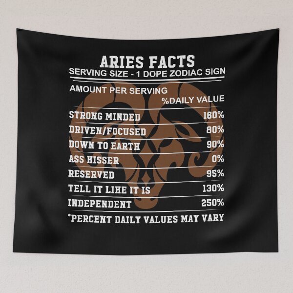 Item preview, Aries Facts Zodiac Sign Horoscope designed and sold by hoangtrongkhiem.
