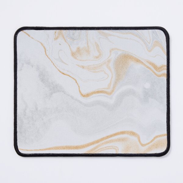 Item preview, White & Gold Liquid Marble designed and sold by newburyboutique.
