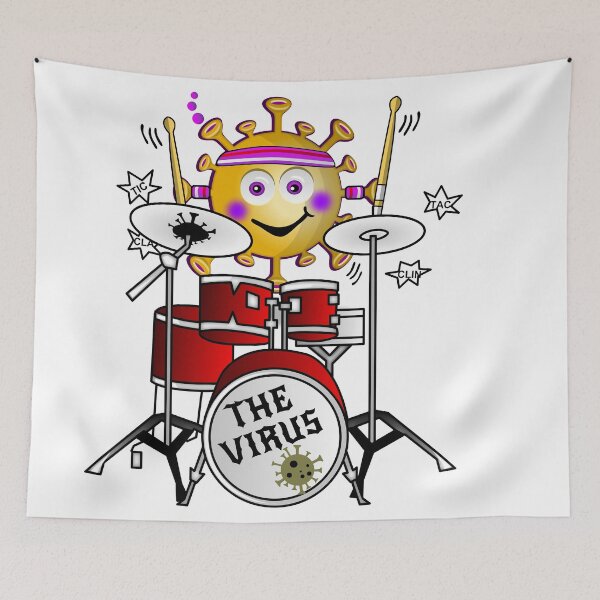 Item preview, Samson playing the drums designed and sold by simonsitos.