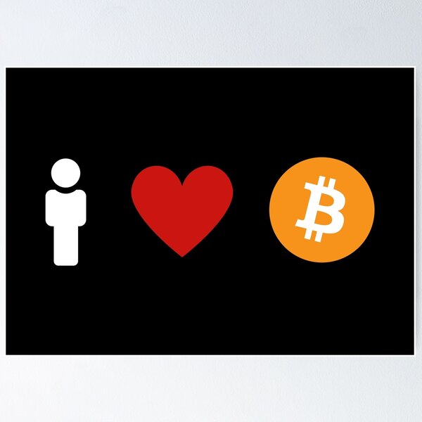 Item preview, Simply, I love Bitcoin! BTC maximalist, Black designed and sold by yashik.