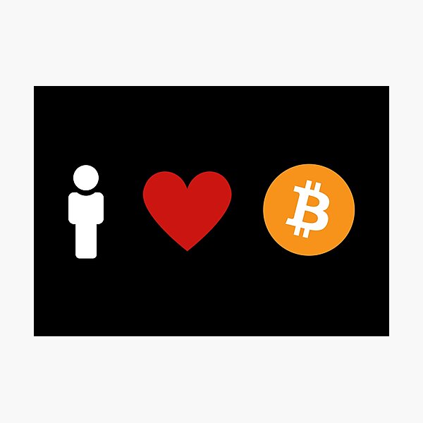 Item preview, Simply, I love Bitcoin! BTC maximalist, Black designed and sold by yashik.
