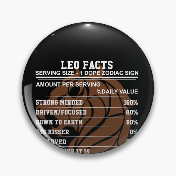 Item preview, Leo Facts Zodiac Sign Horoscope designed and sold by hoangtrongkhiem.