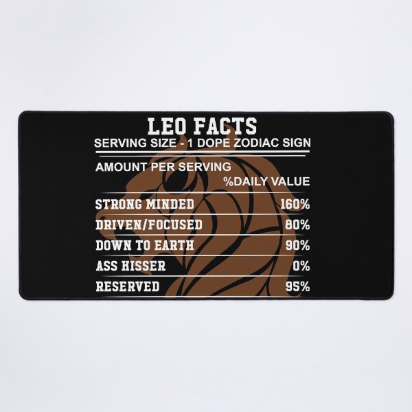 Item preview, Leo Facts Zodiac Sign Horoscope designed and sold by hoangtrongkhiem.