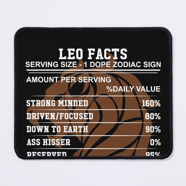 Item preview, Leo Facts Zodiac Sign Horoscope designed and sold by hoangtrongkhiem.