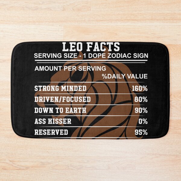 Item preview, Leo Facts Zodiac Sign Horoscope designed and sold by hoangtrongkhiem.