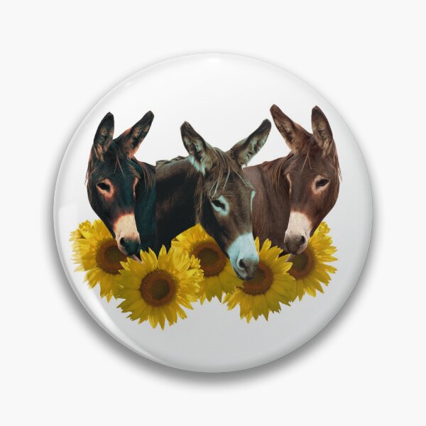 Item preview, Donkey and Sunflowers design designed and sold by cowgirltracie.