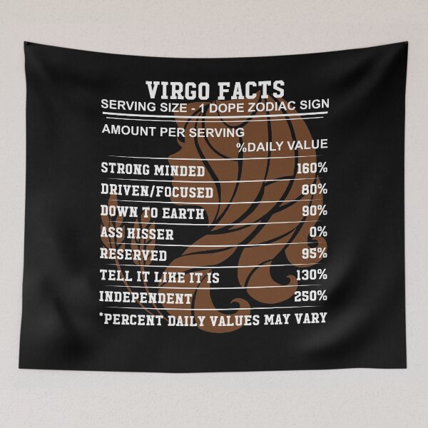 Item preview, Virgo Facts Zodiac Sign Horoscope designed and sold by hoangtrongkhiem.