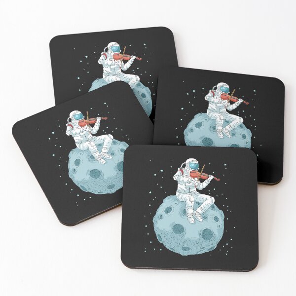 Item preview, Violin - Astronaut play violin designed and sold by ibarrbeat.