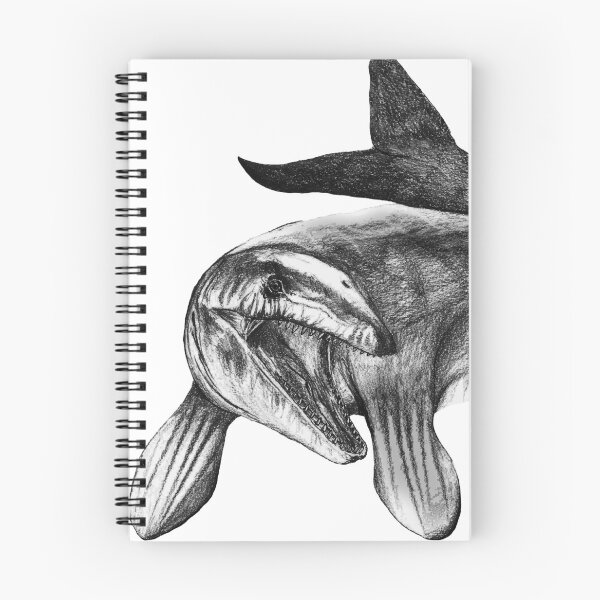 Item preview, Mosasaur Drawing designed and sold by Ancient Realms.