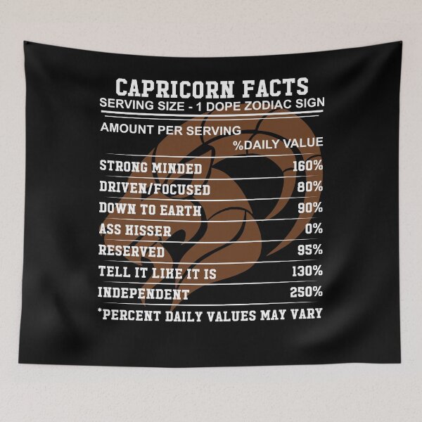 Item preview, Capricorn Facts Zodiac Sign Horoscope designed and sold by hoangtrongkhiem.