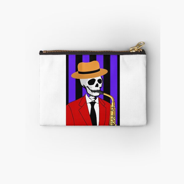 Item preview, Skeleton Playing Saxophone designed and sold by AMERICANCHEEZ.