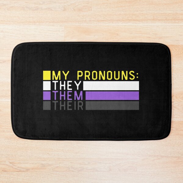 Item preview, My Pronouns Are They Them Their. Nonbinary Pride designed and sold by Subtle Pride Shop.