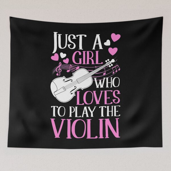 Item preview, Just A Girl Who Loves To Play The Violin - Violin Girls designed and sold by ibarrbeat.