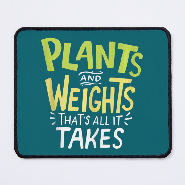 Item preview, Plants And Weights Thats All It Takes Vegan Weightlifter    designed and sold by Happylife68d.