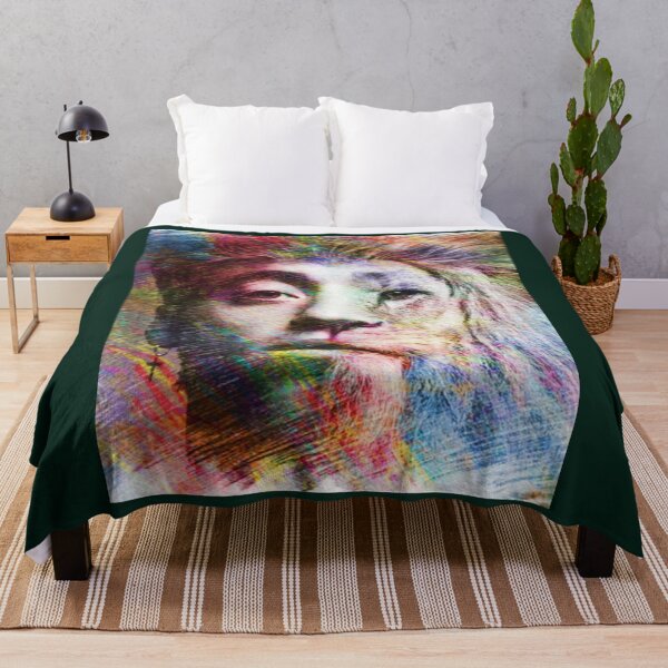 Item preview, Paulo Londra MULTICOLOR CRAYON EFFECT LION FACE DESIGN   designed and sold by TaliStyle.