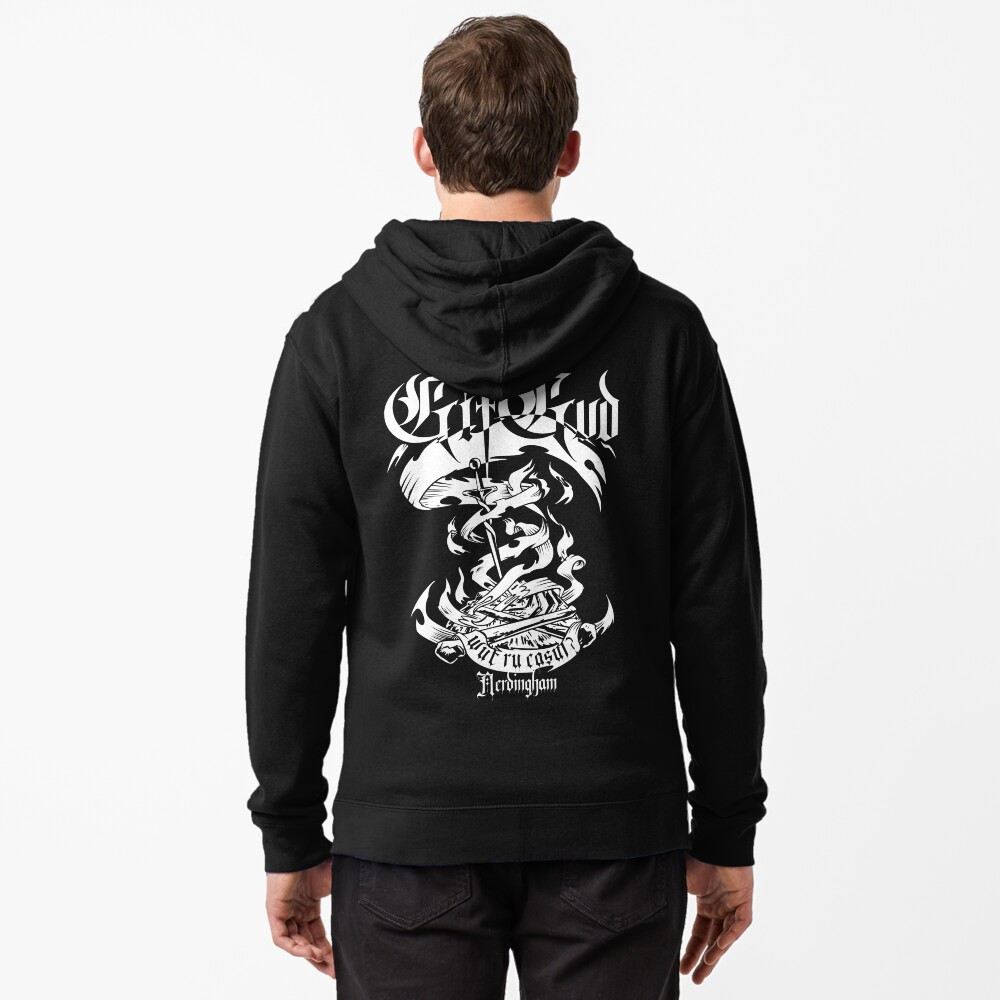 GIT GUD BONFIRE Zipped Hoodie