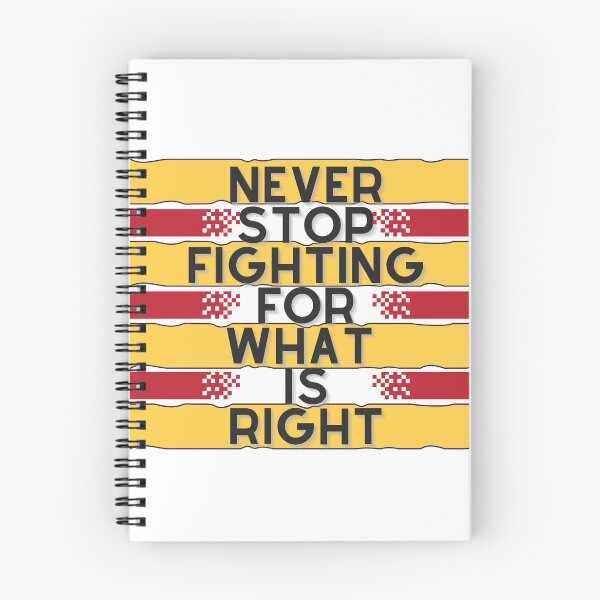 Item preview, NEVER GIVEUP FIGHTING for what is RIGHT  designed and sold by ColorStyles.