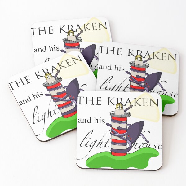 Item preview, Kraken and the Lighthouse designed and sold by kynnamariehale.