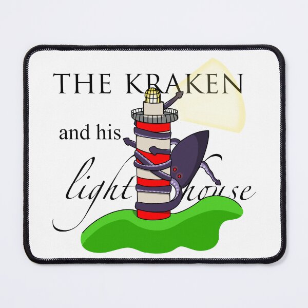 Item preview, Kraken and the Lighthouse designed and sold by kynnamariehale.