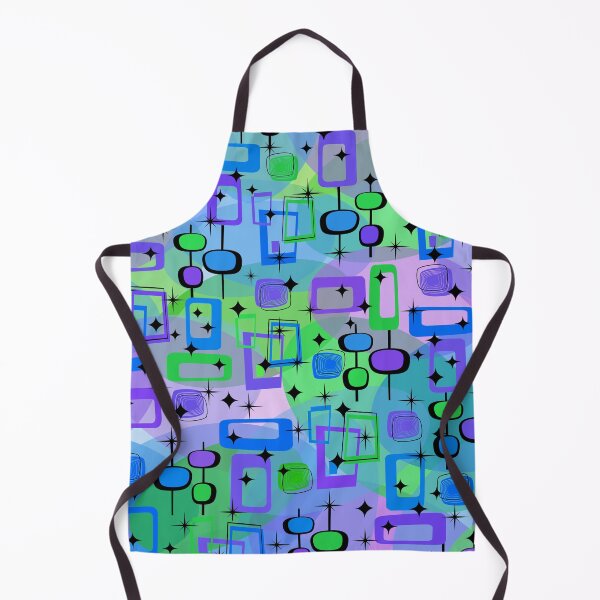 Item preview, Mid Century Modern Retro Groovy Starry Scene designed and sold by DesignLust.