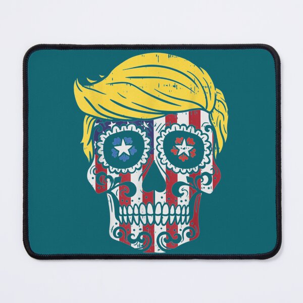 Item preview, Trump Sugar Skull USA Flag Reelect Pro Vote Donald 2020 Gift   designed and sold by Happylife68d.