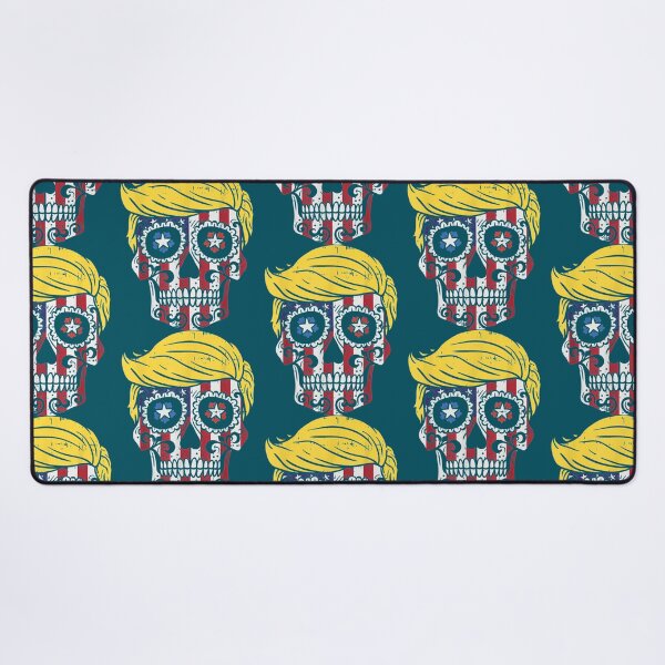 Item preview, Trump Sugar Skull USA Flag Reelect Pro Vote Donald 2020 Gift   designed and sold by Happylife68d.