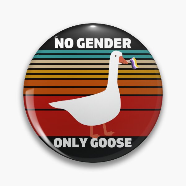 Item preview, No Gender Only Goose Non Binary. Nonbinary Pride designed and sold by Subtle Pride Shop.