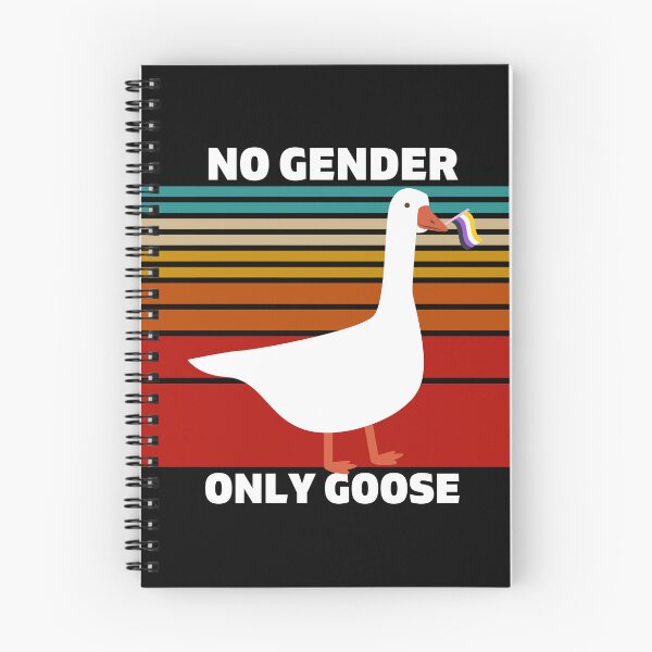Item preview, No Gender Only Goose Non Binary. Nonbinary Pride designed and sold by Subtle Pride Shop.