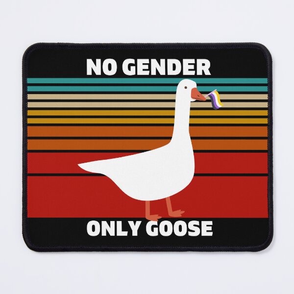 Item preview, No Gender Only Goose Non Binary. Nonbinary Pride designed and sold by Subtle Pride Shop.