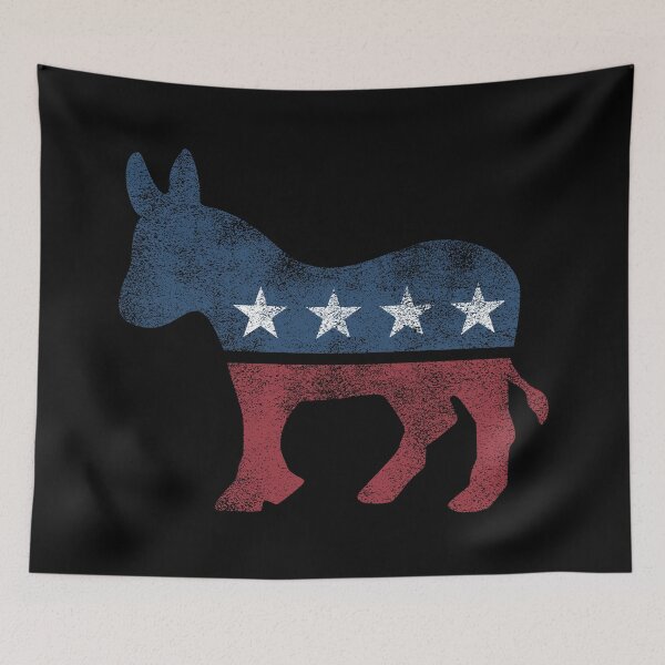 Item preview, Democrat Donkey Joe Biden Kamala Harris 2024 President Faded Distressed designed and sold by BigBlueMachine.