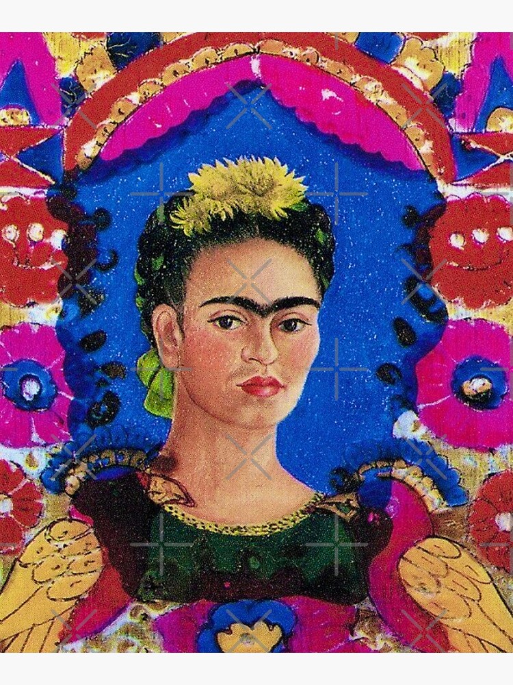 The Frame (painting) by Frida Kahlo Mounted Print for Sale by FridaBubble